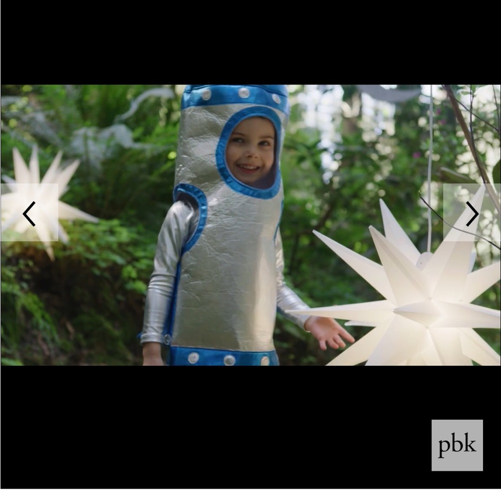 Kids Glow-in-the-Dark Rocket Halloween Costume